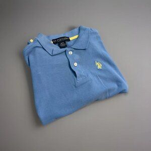 U.S. Polo Assn. Kids 10/12 Performance Pique Polo Shirt